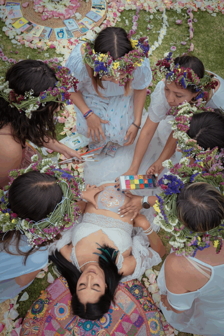 Que es un blessing way y como honrar tu maternidad sagrada - cuanto cuesta una lectura de tarot Baby blessing con Maga y Sabiduría de luna llena